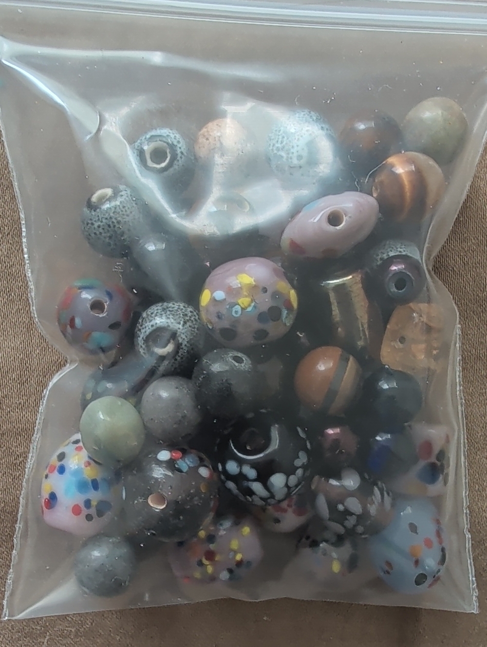Mixed Glass Bead Craft - Assorted Multicolor Beads